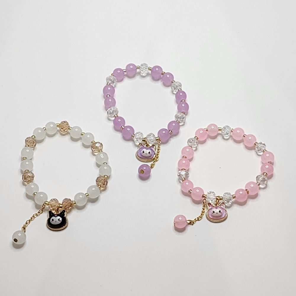 Kuromi Stretch Bracelets - Picture 2 of 4